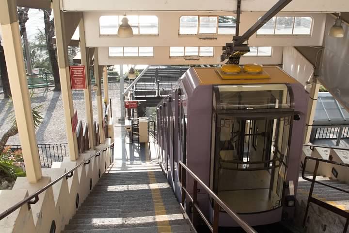 Como-Brunate Funicular at the Brunate station