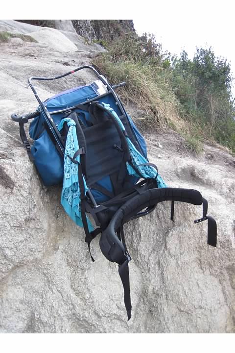 Rachel's Kelty external frame backpack 